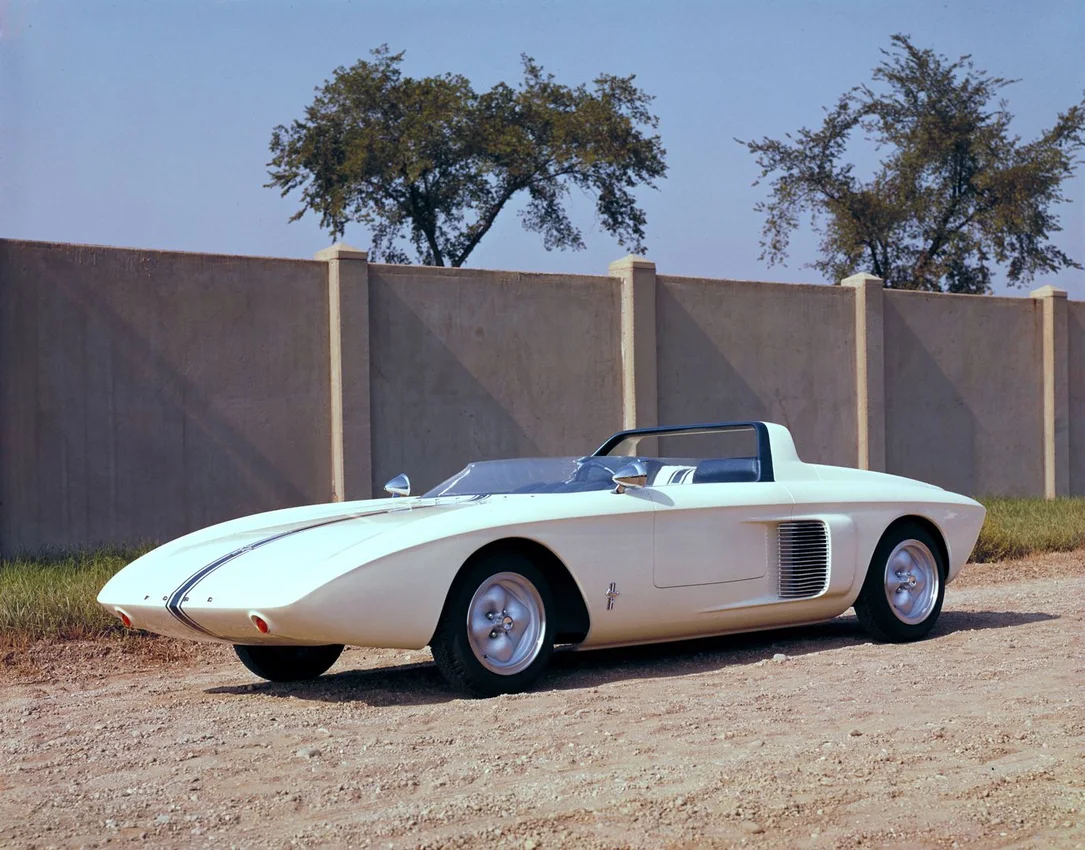 Mustang I Concept 1962, fotografía del archivo oficial Ford.