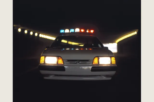 Mustang SSP 1993, fotografía del archivo oficial Ford.