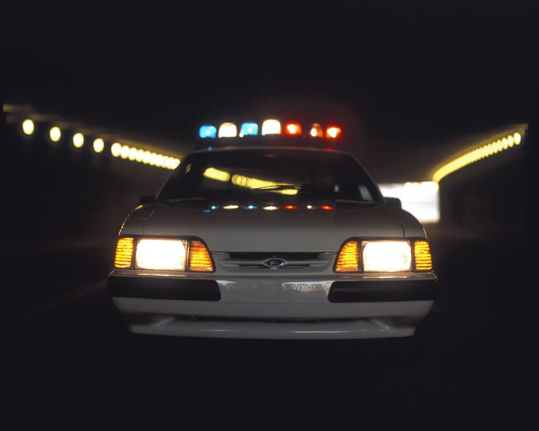 Mustang SSP 1993, fotografía del archivo oficial Ford.